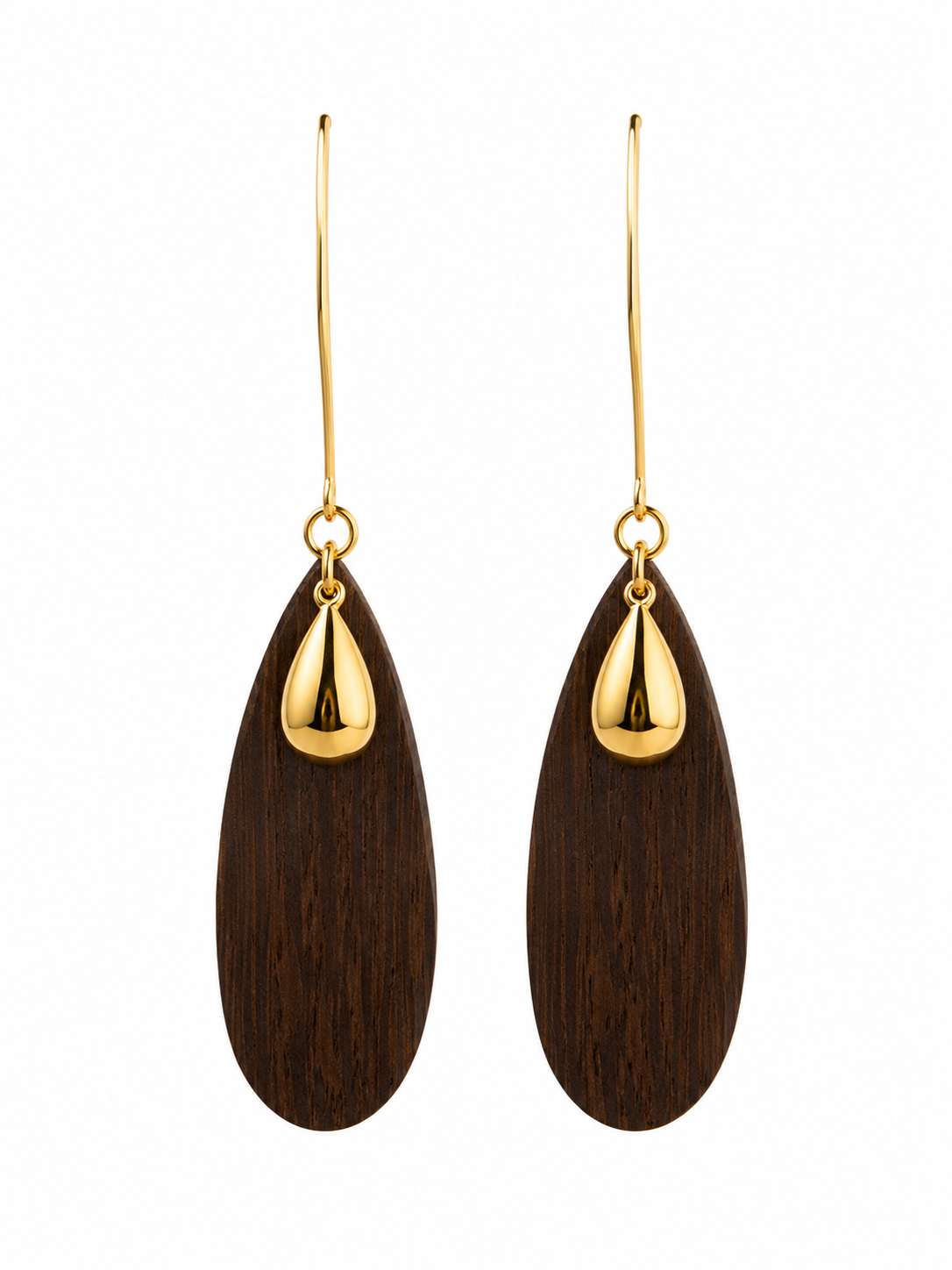 Wood Hook Earrings
