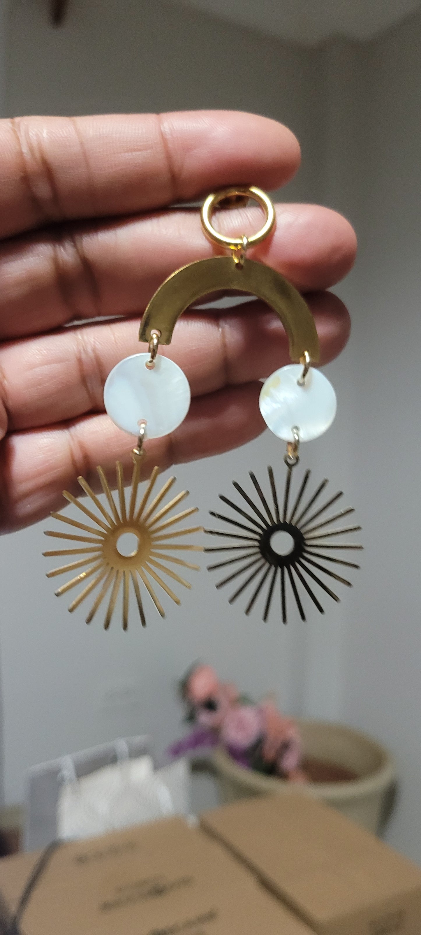 Starburst earrings
