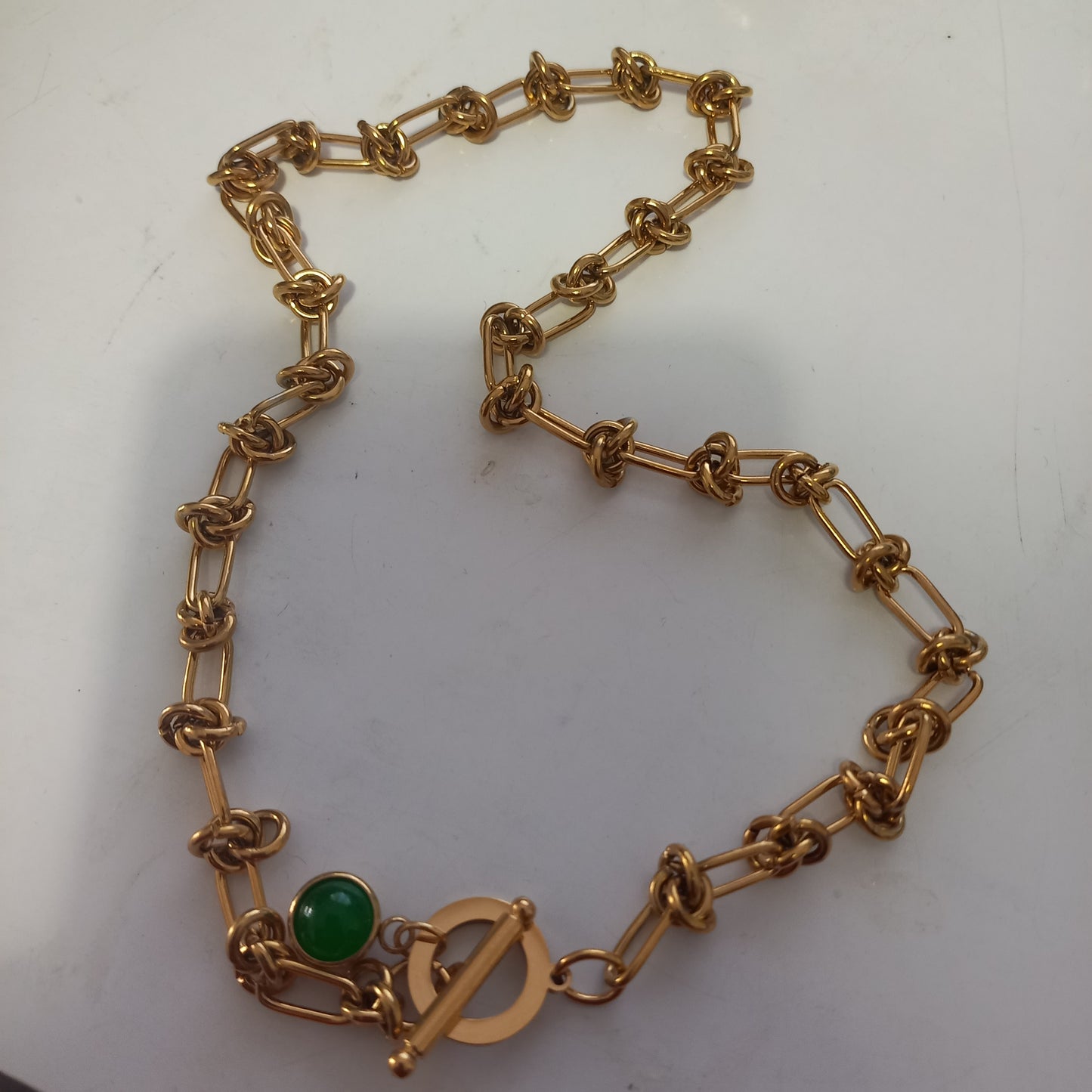 Knotted Link Necklace