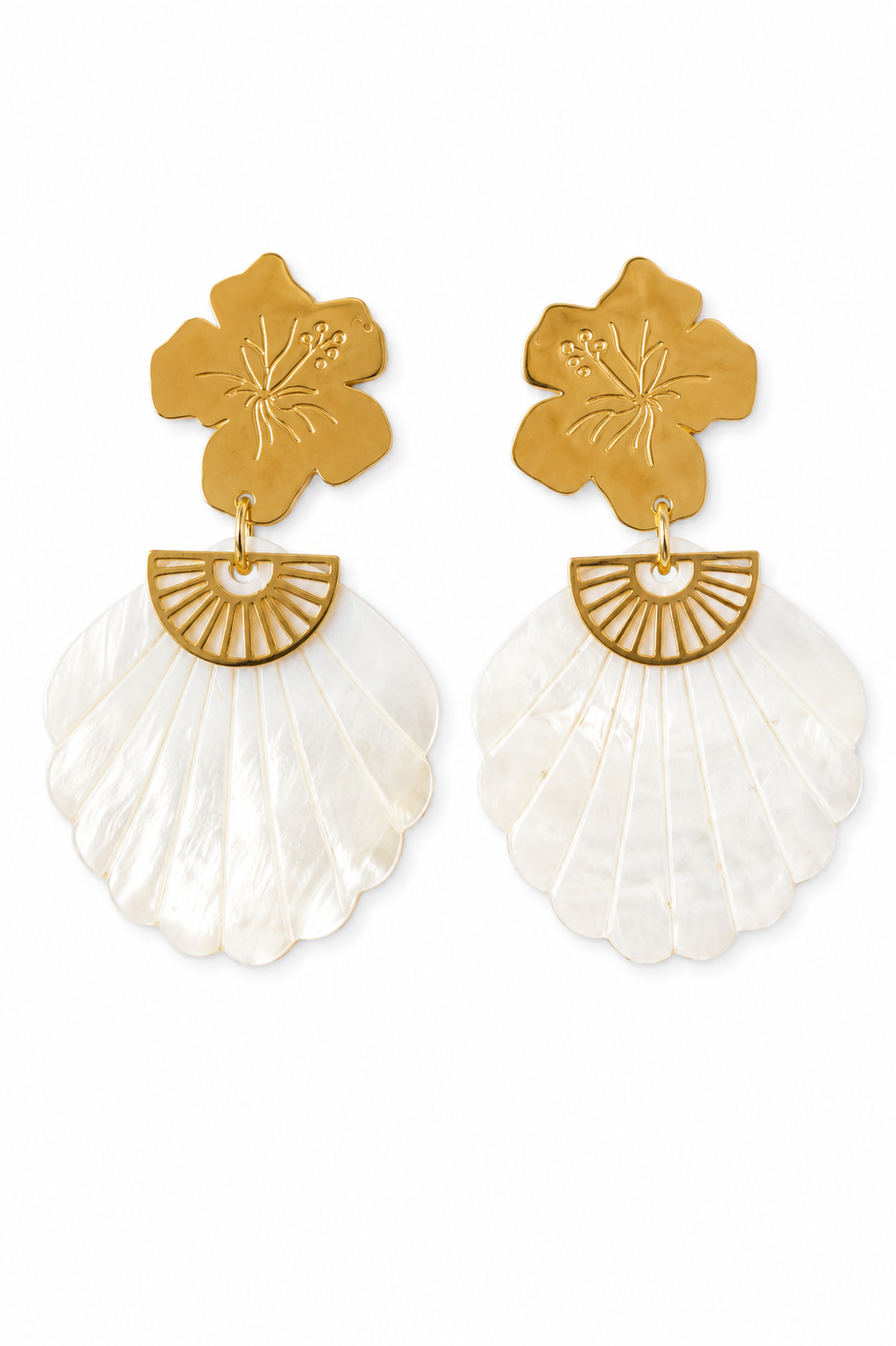 Hibiscus Shell Fan