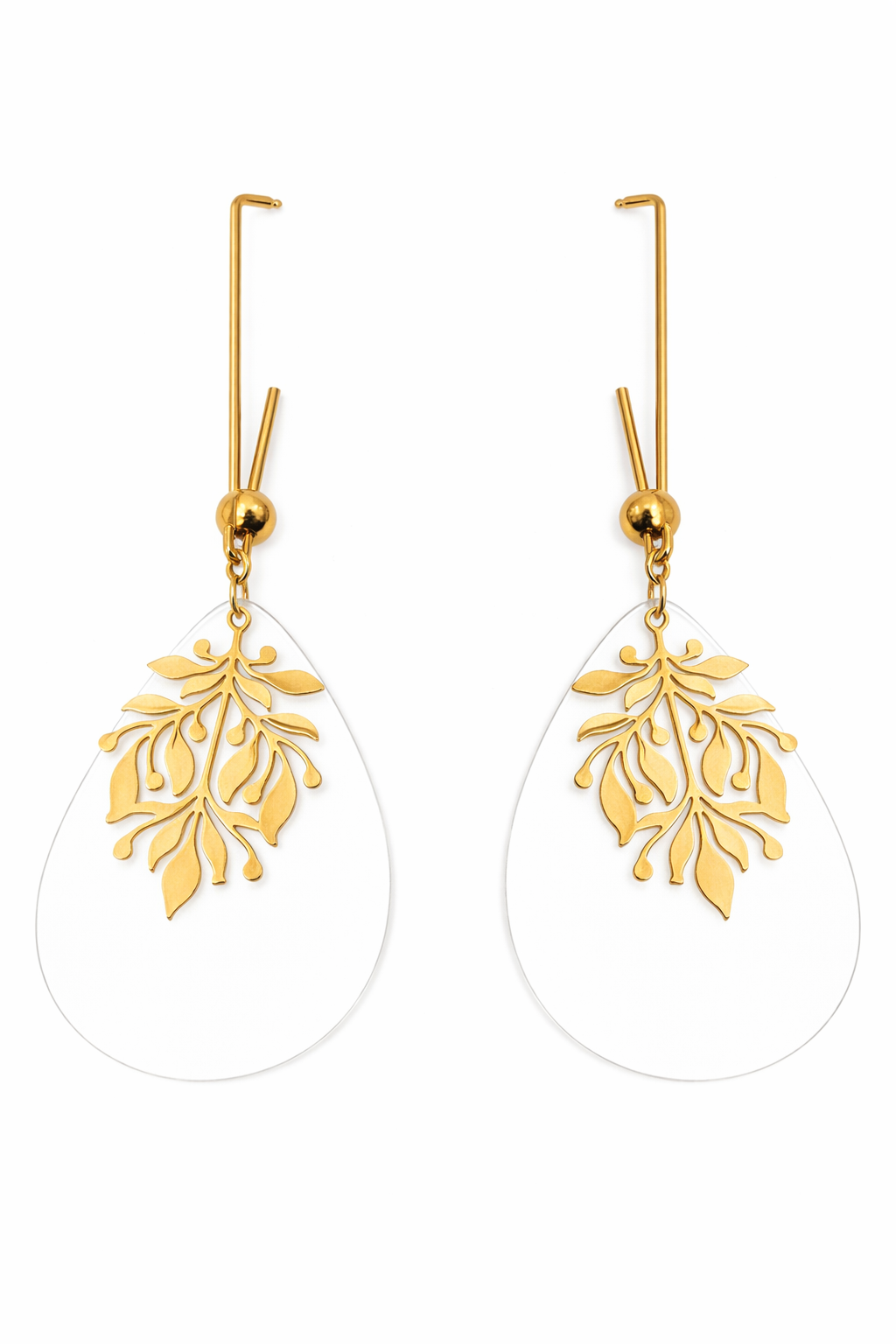 Clear Acrylic Half Hoops