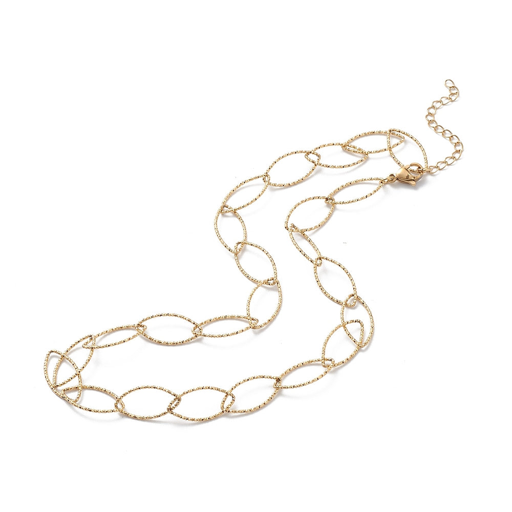 Textured Oval Links