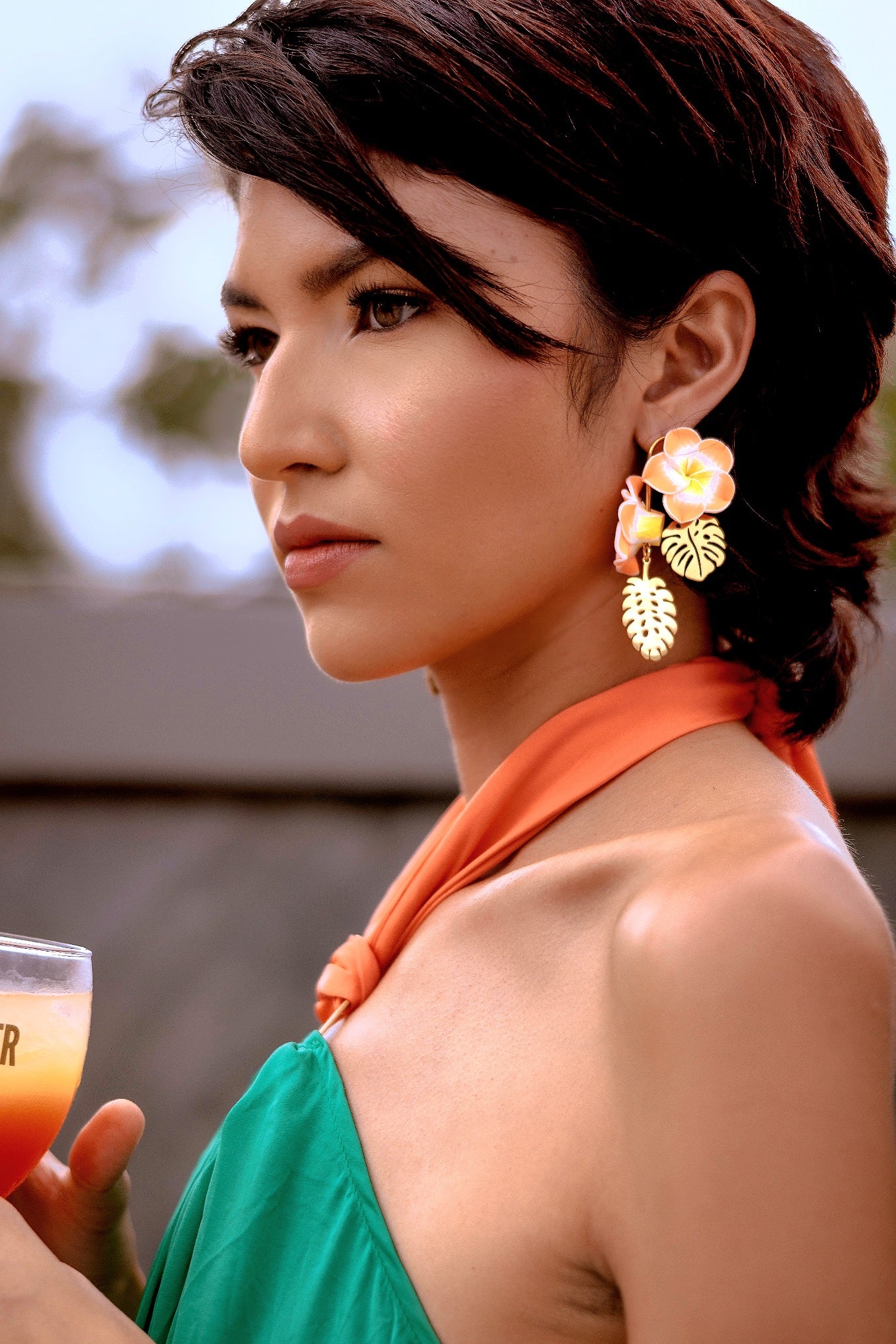 Bre Floral Studs