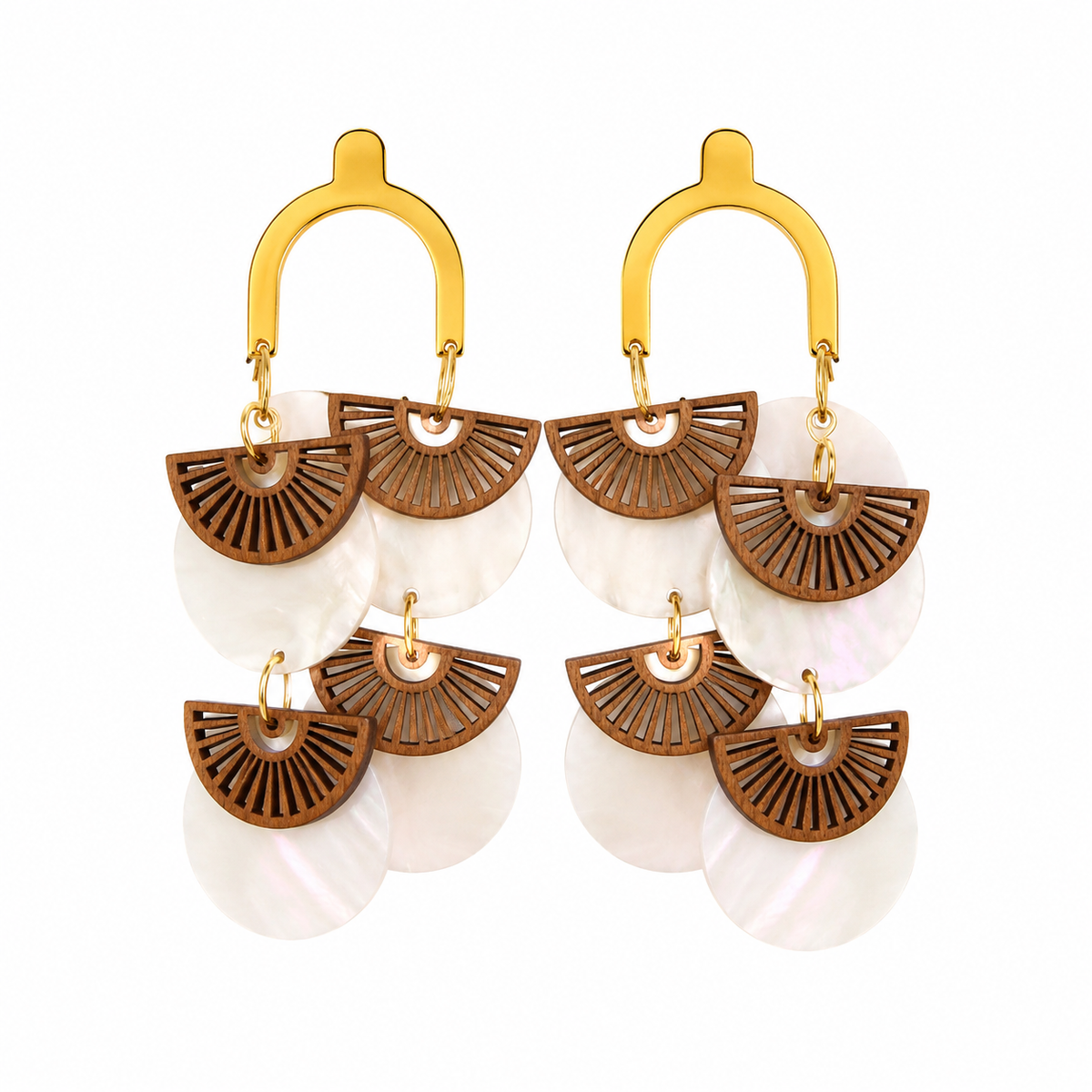 Double Layered Shell Wood Arch