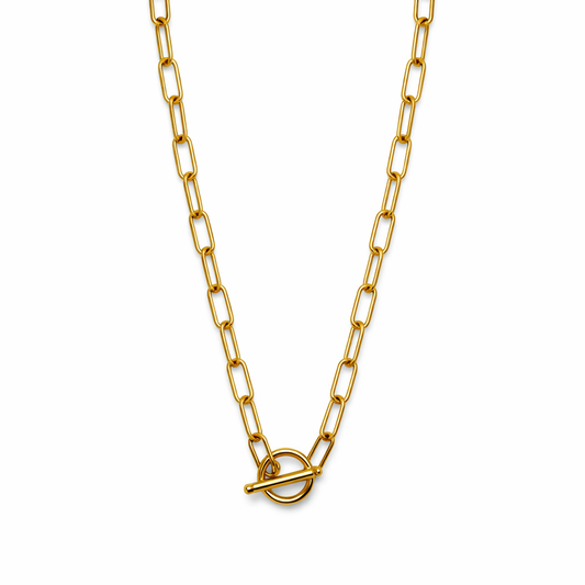 Donut Paperclip Necklace