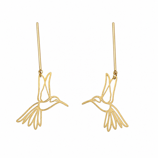 Hummingbird Drop Earrings