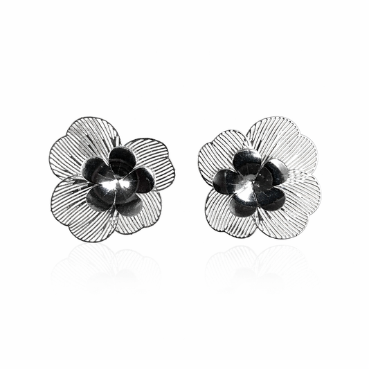Flower Stud (silver)