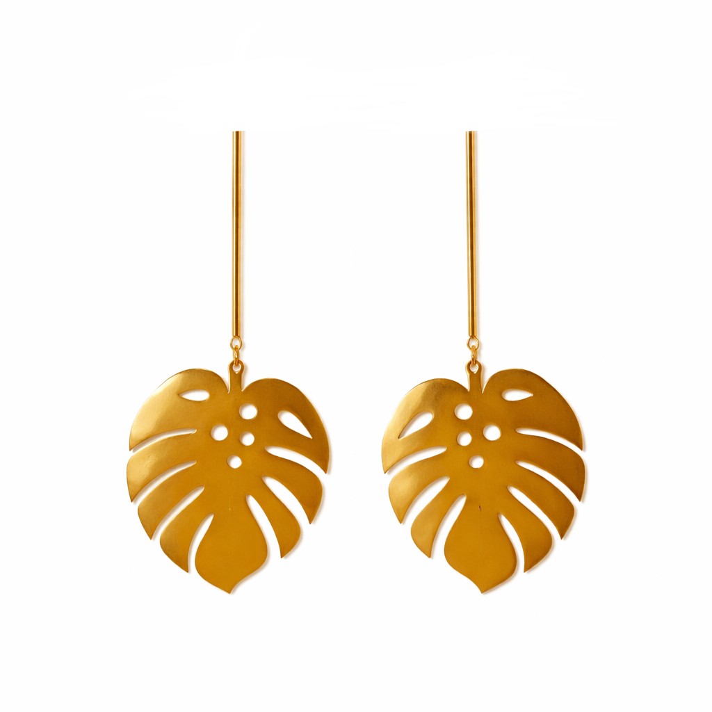 Monserra Drop Earrings Large