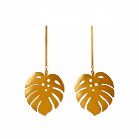 Monserra Drop Earrings Large