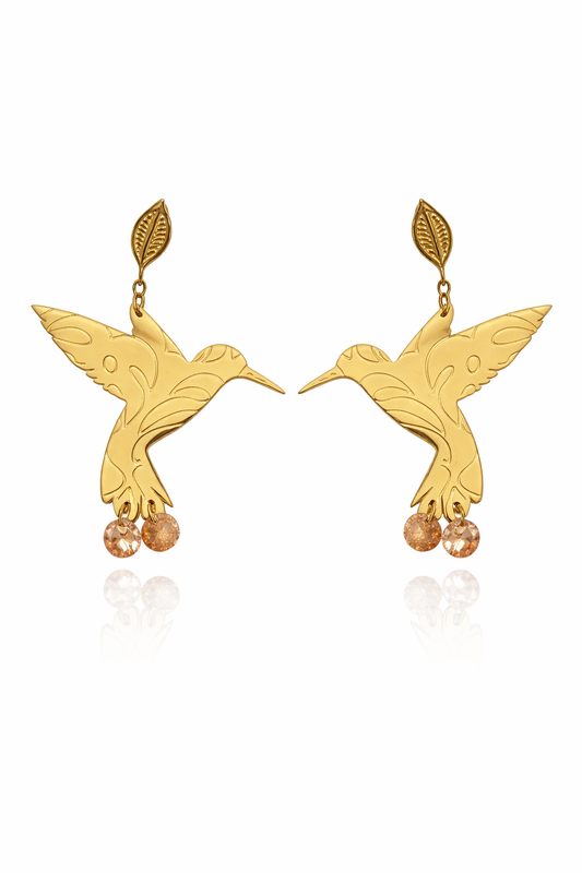 Hummingbird Tropica Earrings