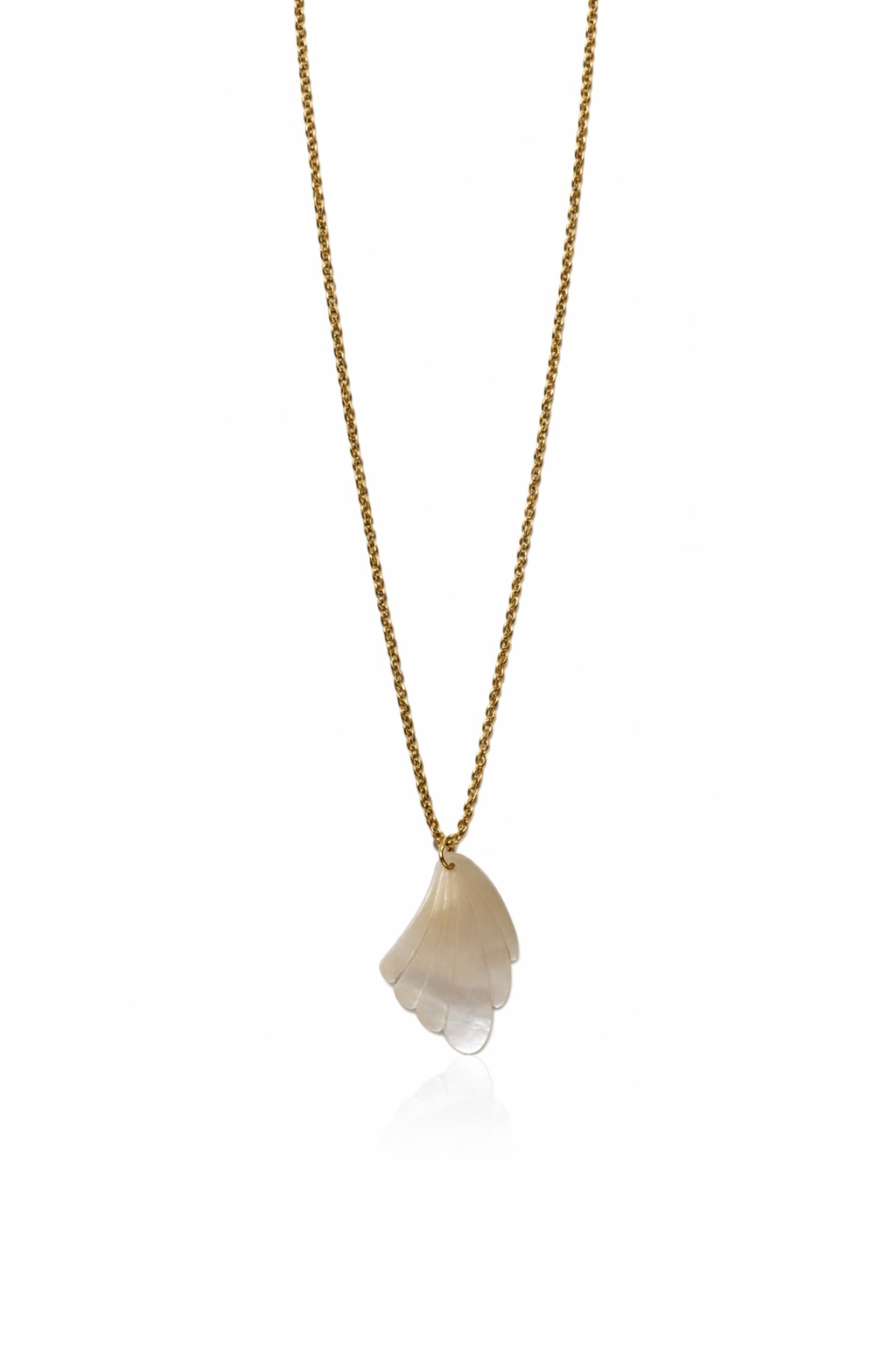 Shell Fan Necklace