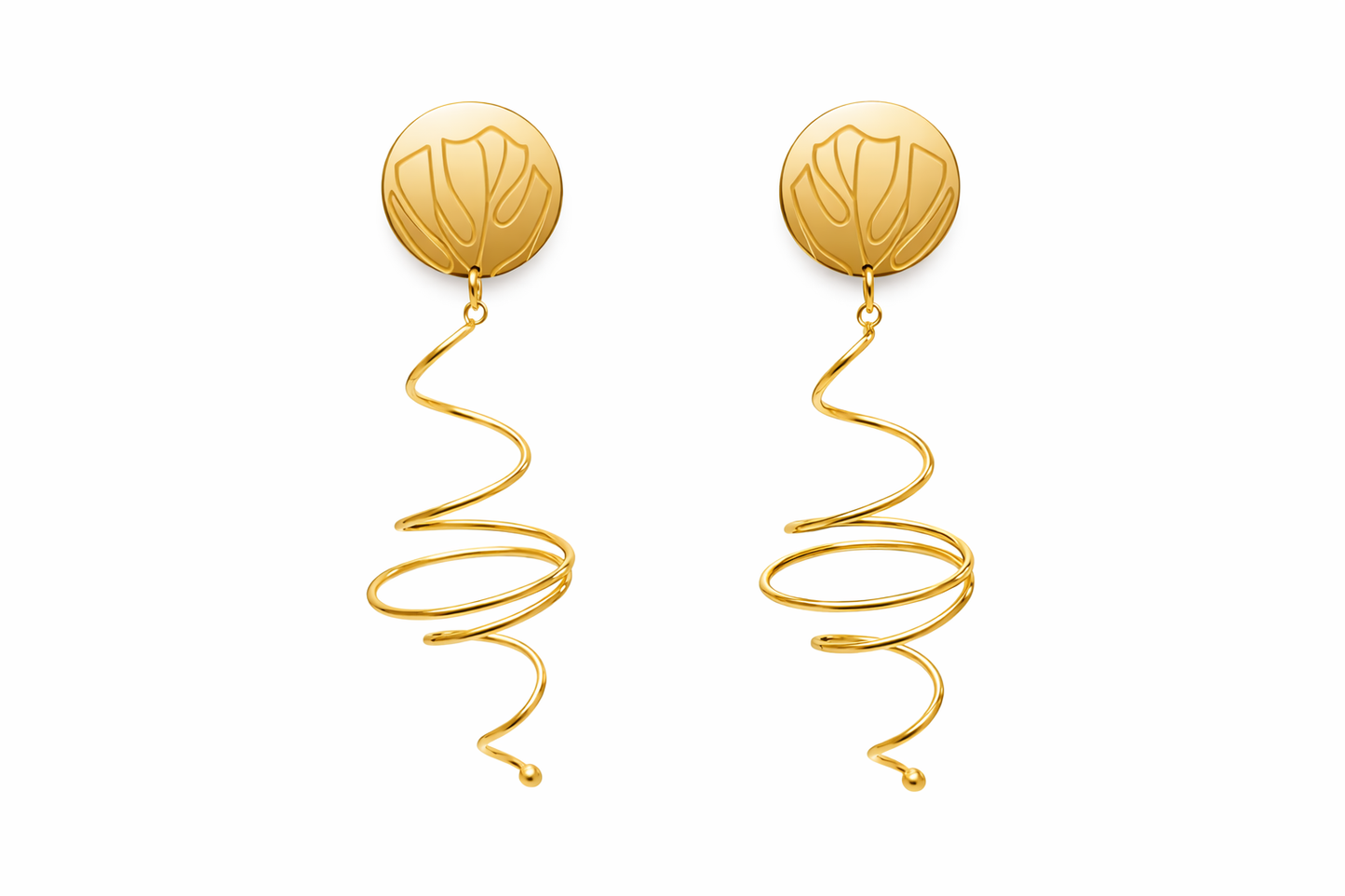 Swirl Drop Earrings