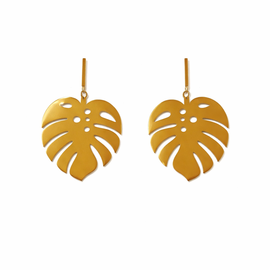 Monserra Drop Earrings Large