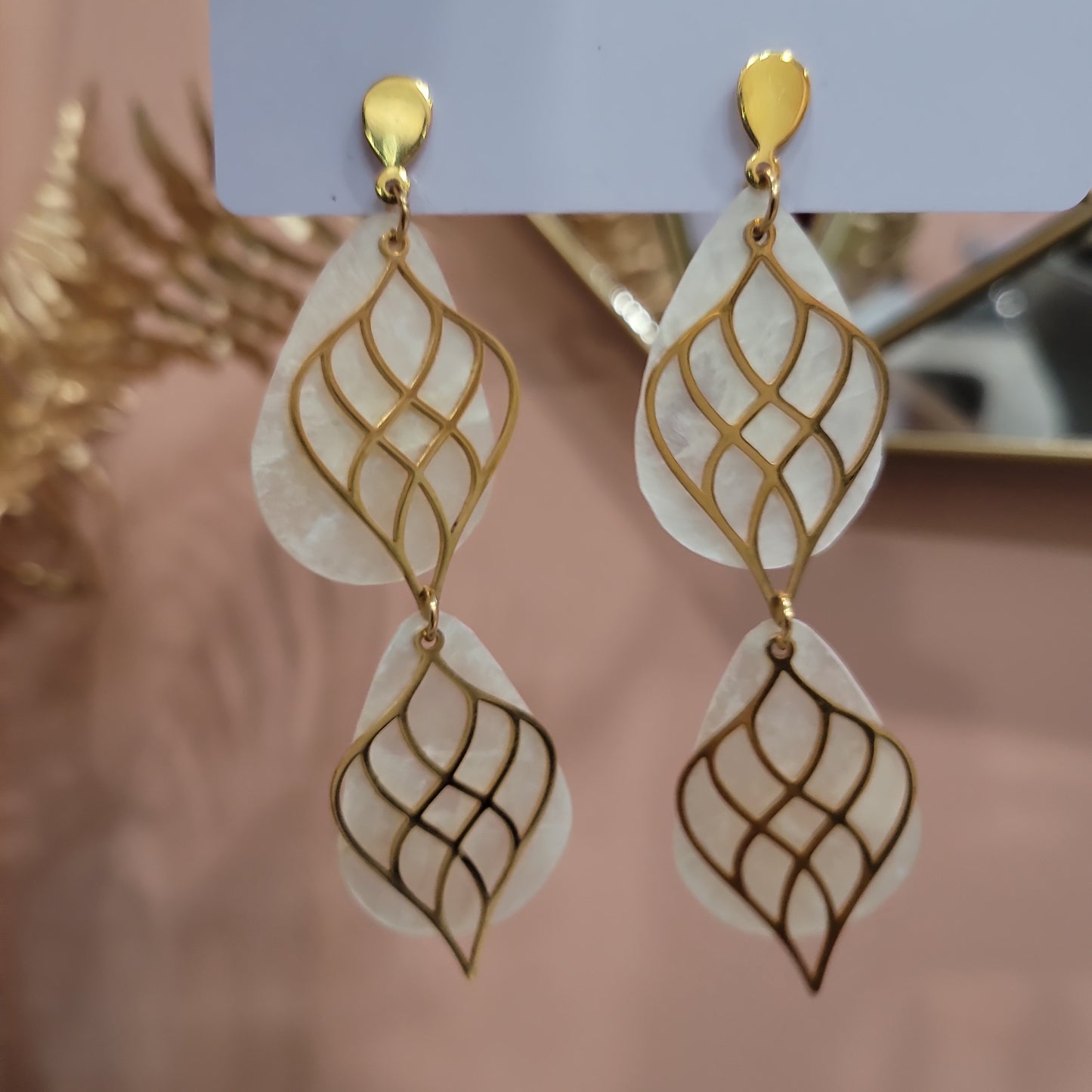 Fan Lace earrings